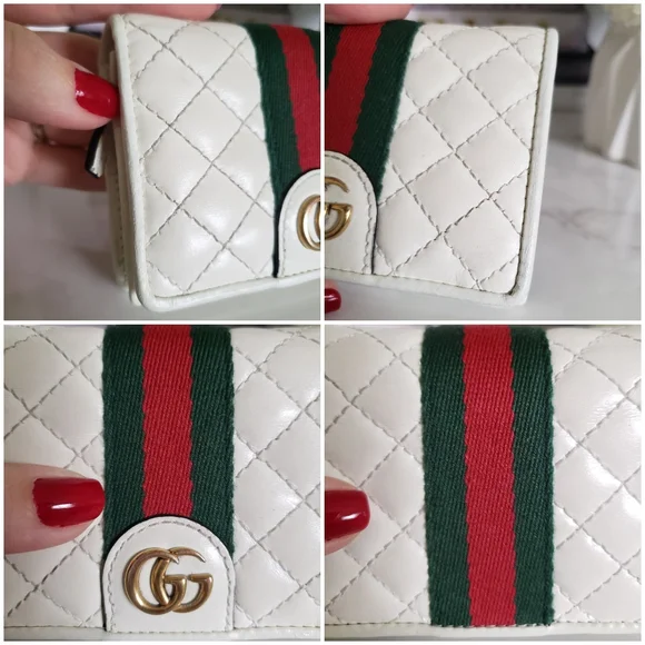 Authentic Pre-owned Gucci Quilted Trapuntata Compact Wallet - Picture 7 of 14